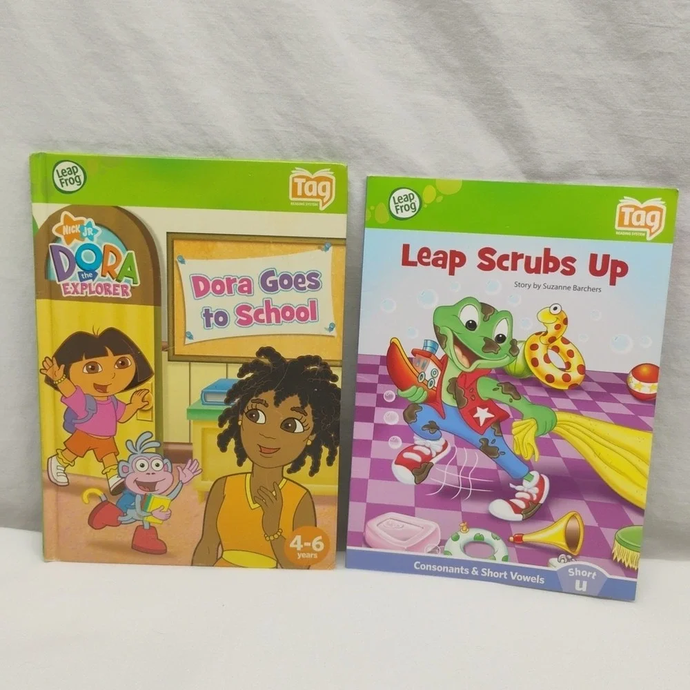 Leap Frog Tag Reader 6pc Book‎ Lot Interactive Books Early Reading Childrens
